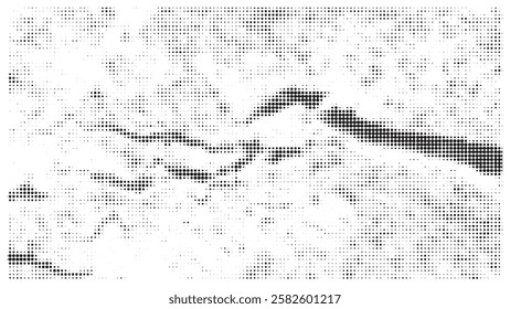 Creative texture halftone vector template.