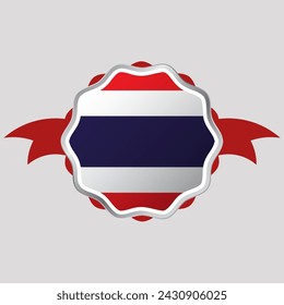 Creative Thailand Flag Sticker Emblem