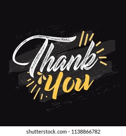 creative Thank You Card and creative design and typography. creative Thank You Card and creative design and typography.