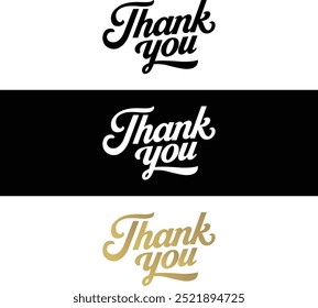  Creative Thank You Vector Icon