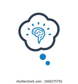 Creative Thinking, brainstorming, idea Icon