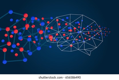 Creative thinking concept graphic background