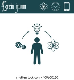 creative thinking icon