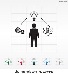 creative thinking icon