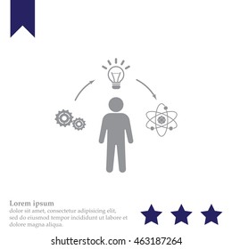 creative thinking icon