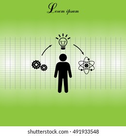 creative thinking icon