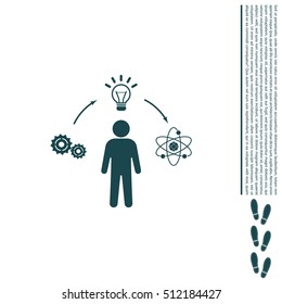 creative thinking icon