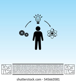 creative thinking icon