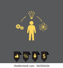 creative thinking icon