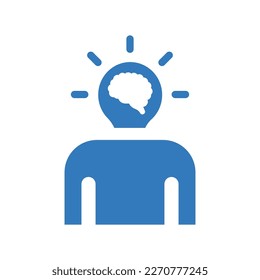 Creative Thinking icon. simple vector graphics.