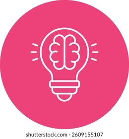 Creative Thinking vector icon. Can be used for printing, mobile and web applications.