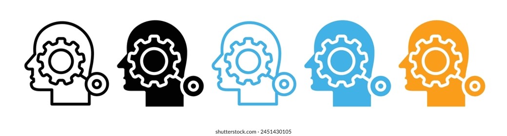 Icono de Interpretación del Pensamiento Creativo para Ideas e Innovación