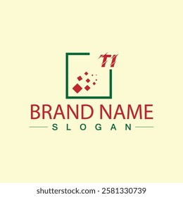 Creative TI letter logo design for your business brands