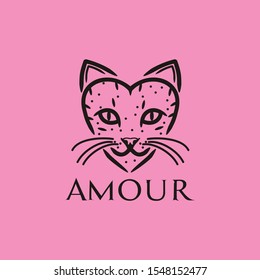 Creative tiger animal logo design vector illustration emblem template