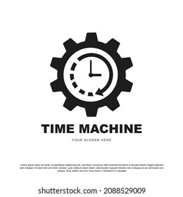 Creative time machine logo design. For your company or brand
