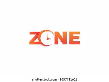 Creative Time Zone Vector Design Template