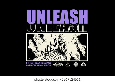 Design-Streetwear-Vorlage für kreative Zeitbomben-Grafik