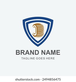 Creative tire logo, tire store logo design vector illustration.