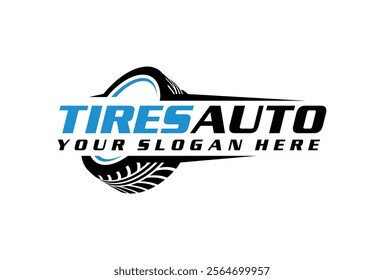 creative tire logo, tire store logo design vector template