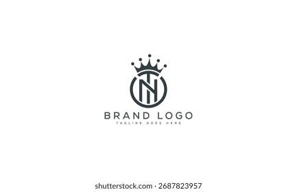 Logotipo creativo de TN para Branding y Startups.