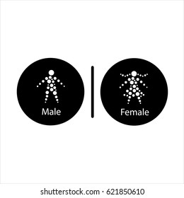 Creative toilet icon