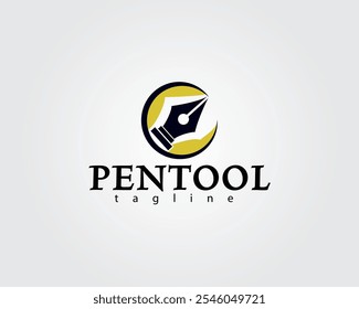 creative tool that is forming a circle logo design