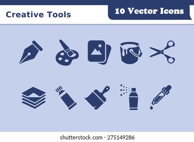 Creative Tools Vector Icons