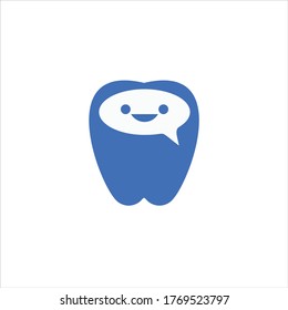 Ilustración vectorial de diente creativo. bien para empresas dentales, dentistas, productos de odontología, íconos, etc.