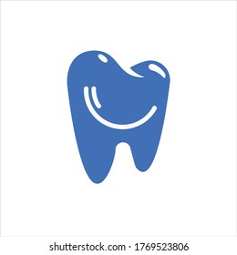 Ilustración vectorial de diente creativo. bien para empresas dentales, dentistas, productos de odontología, íconos, etc.