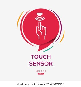 Creative (Touch Sensor) Icon, Vector sign.