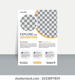 	
Creative Tour and Travel Flyer Design Template