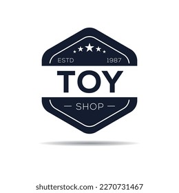 Creative (Toy) shop design, vector illustration.