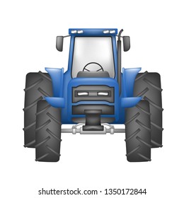 Creative tractor illustration