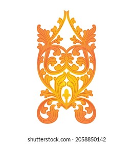 kreativer, traditioneller Carving-Design-Vektorgrafik