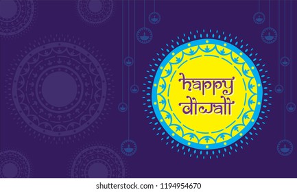 creative traditional design, happy diwali festival greeting or poster design, festival of light