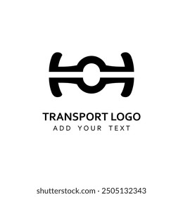 Creative transport logo design template
