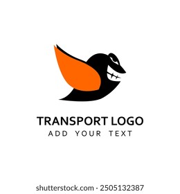 Creative transport logo design template