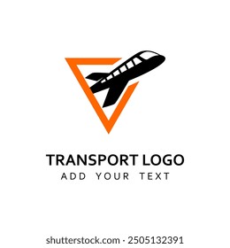 Creative transport logo design template