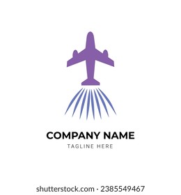 creative travel agency logo design template