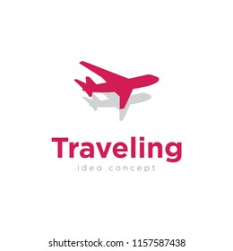 Creative Travel Concept Logo Design Template