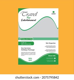 Creative Travel Flyer Design Template