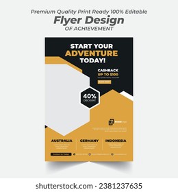 Plantilla de diseño de viajero creativo