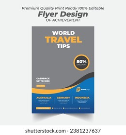 Creative Travel Flyer Design Template