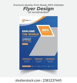 Plantilla de diseño de viajero creativo
