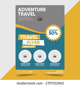 Creative Travel Flyer Template Design