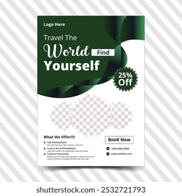 Creative Travel Flyer Template Design 
