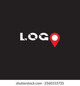 Creative travel location logo design