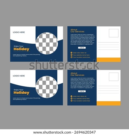 Creative travel postcard design for vacation, tourism, and holiday themes. Perfect for travel agencies, souvenirs, destination marketing, and travelers