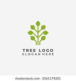 Creative tree logo design for eco-friendly businesses