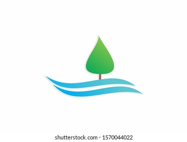 Creative Tree logo illustration Vector